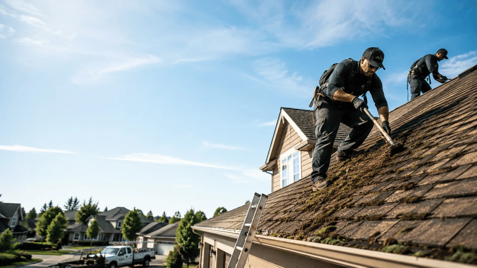 Roof Moss Removal in Hilliards, PA near me